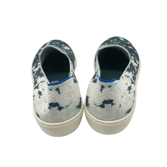 Rothy's The Sneakers in Shibori Sea Green Retired Women’s Size 8.5 - Picture 5 of 10